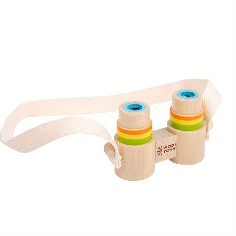 Kids Wooden Binoculars Educational Toy