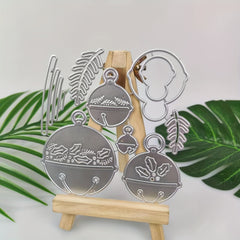 Christmas Bell Metal Cutting Dies And Stamps Set For Scrapbooking DIY