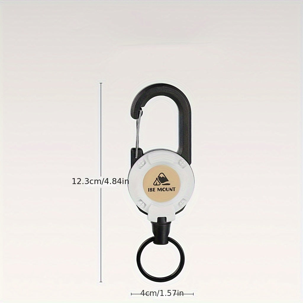 Retractable Carabiner Keychain for Camping