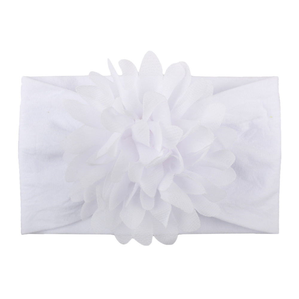 Chiffon Flower Baby Hair Band Nylon Headband
