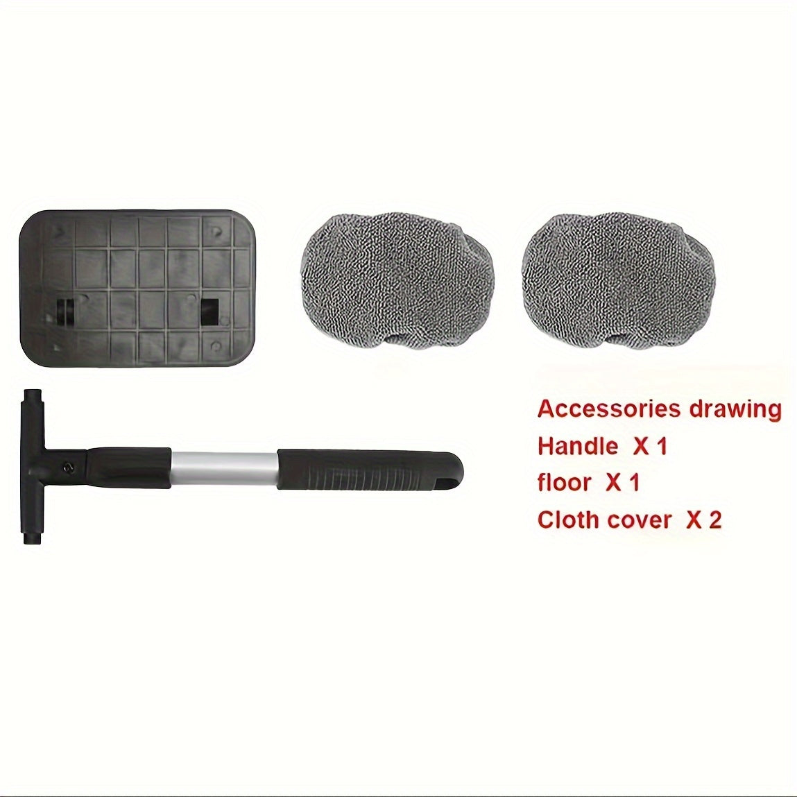 Retractable Aluminum Car Windshield Brush