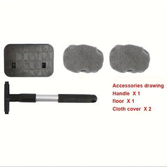 Retractable Aluminum Car Windshield Brush