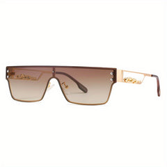 Y2K Leopard Gradient Sunglasses UV400