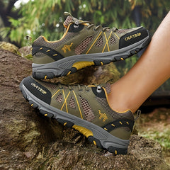 Men's Breathable Hiking Sneakers Non Slip Outdoor Shoes
