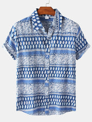 Men's Slim Fit Hawaiian Shirts - Ideal for Summer