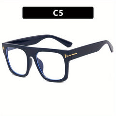 Anti Light Square Men's Glasses Protective Glasses For Reading