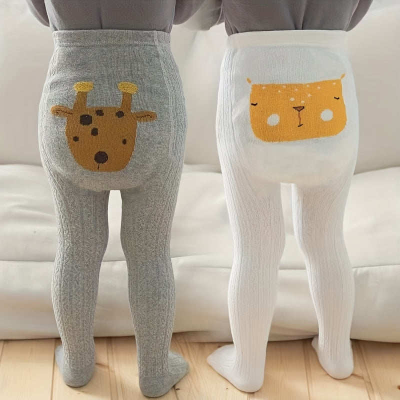 Kids Cartoon Pattern Leggings Breathable Pantyhose Tights