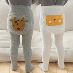 Kids Cartoon Pattern Leggings Breathable Pantyhose Tights