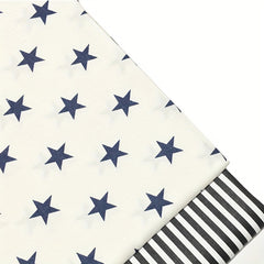 8pcs Geometric 100% Cotton Twill Fabric for DIY Bedding Pillows Clothing