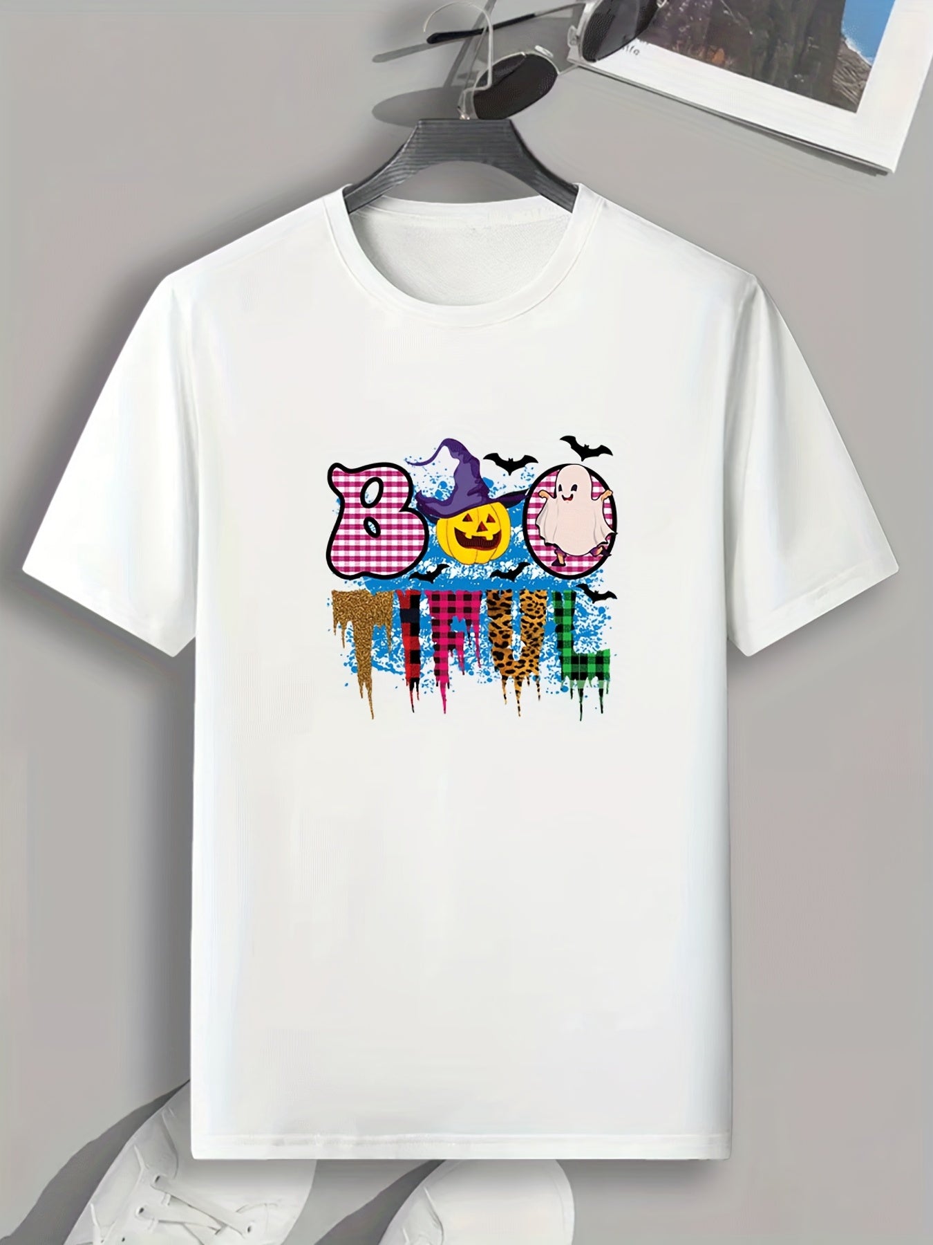 Men's Halloween Style Graphic Print T shirt Casual Comfy