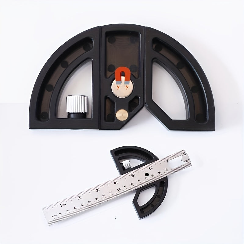 Adjustable Square Angle Measure Metric inch Right Protractor Tools
