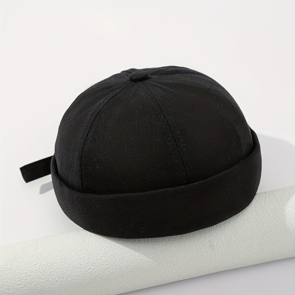 Retro Solid Street Melon Hat Men's Beanie Landlord Hat