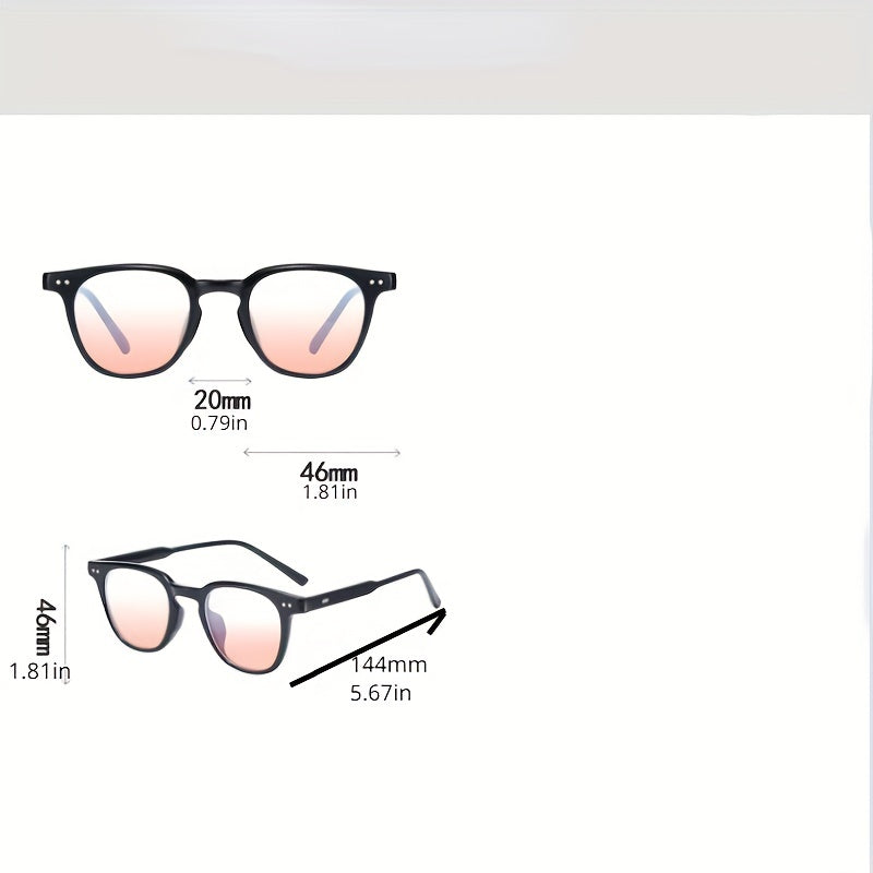 Large Square Sunglasses Casual Gradient Glasses UV400