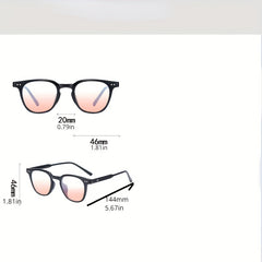 Large Square Sunglasses Casual Gradient Glasses UV400