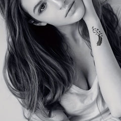 2 Sheets A4 Hollow Tattoo Stencil & 1 Bottle Tattoo Dye Paste