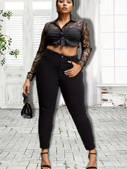 High Rise High Stretch Skinny Jeans for Plus Size Women