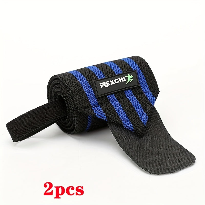 2pcs Sports Wrist Straps for Men Weightlifting Wrap Deadlift Compression Gear