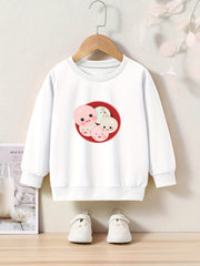 Sweet Dumpling Graphic Sweatshirt Comfy Pullover Kids Clothes Gift