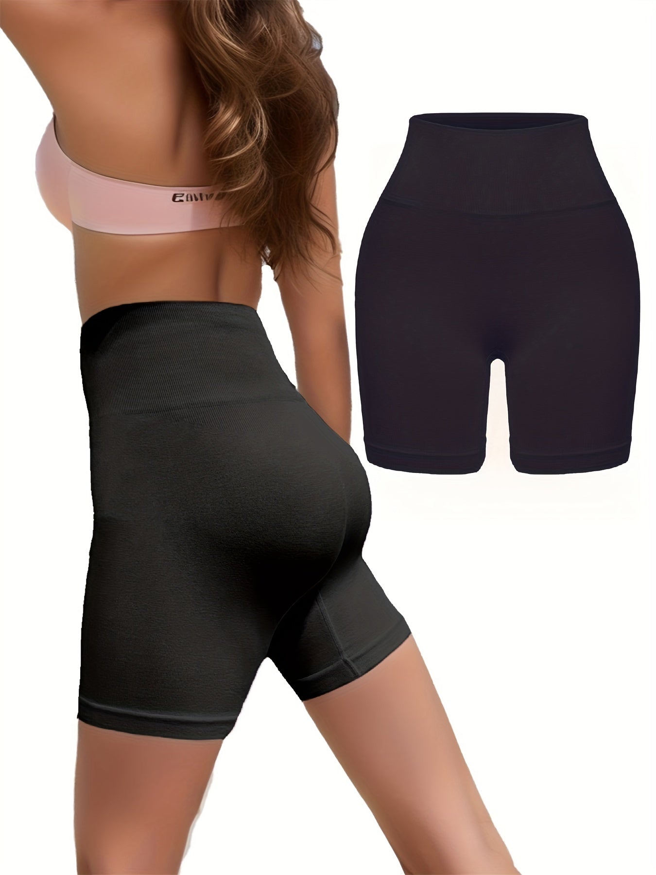 High Waist Tummy Control Biker Shorts for Women