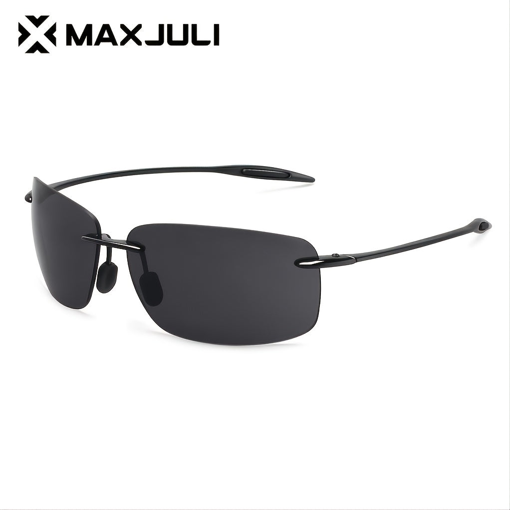 JULI Tr90 Rimless Sports Sunglasses for Men and Women - MJ8009 B