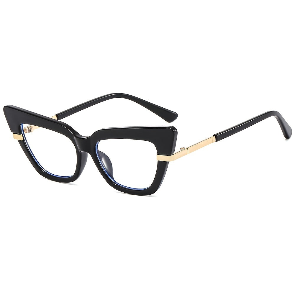Cat Eye Light Blocking Glasses Women Clear Frame