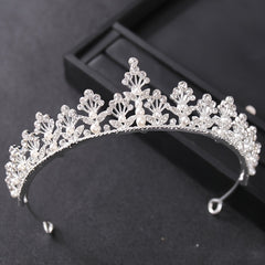 Sparkling Crystal Crown Princess Tiaras Bride Wedding Hair Accessories