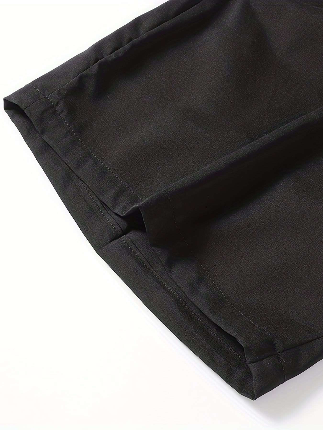 Men's Active Elastic Waist Drawstring Shorts with Zipper Pocket