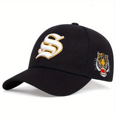 Men's Tiger Baseball Cap Hat Adjustable Casual Autumn Style