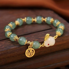 Rabbit Jade Bracelet Antique Birthday Gift
