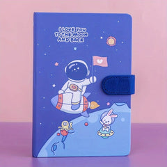 Small Fresh Page Illustration Journal with Notepad