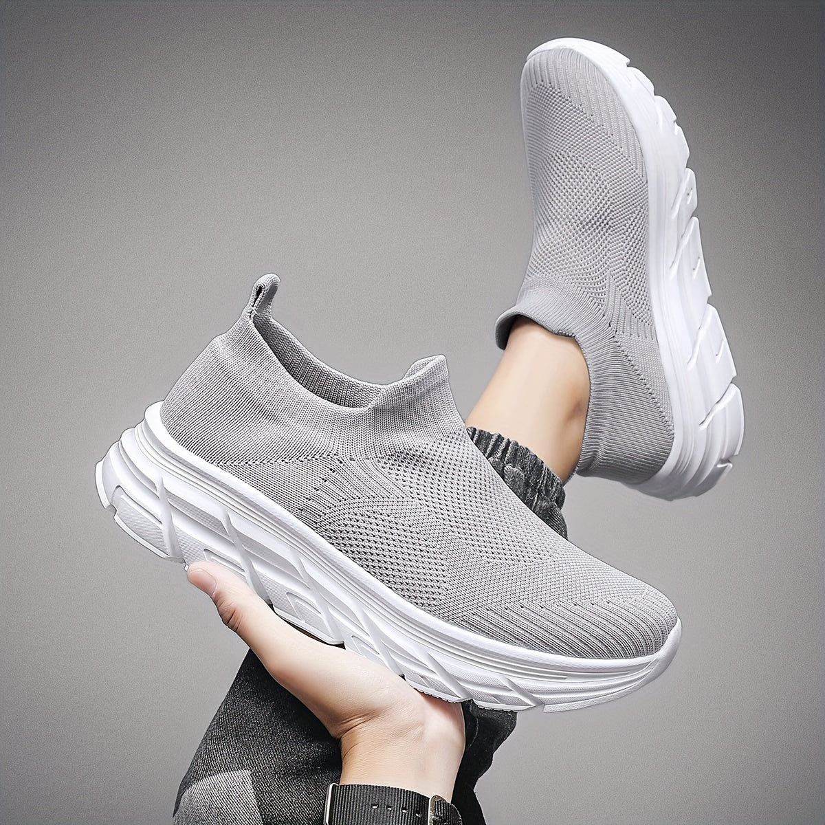 Mesh Breathable Anti Slip Sneakers Chunky Running Shoes