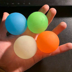 24pcs Glow In The Dark Sticky Balls Stress Balls For Adults