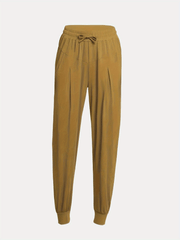 Sporty Drawstring Elastic Waist Pants Loose Fit Quick Dry