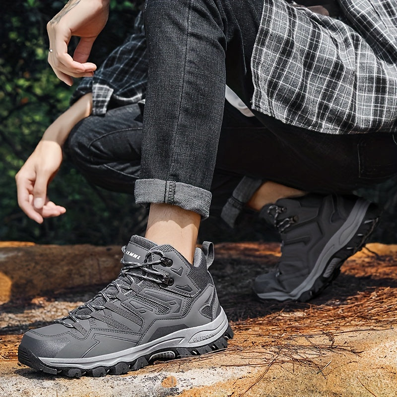 Men's Warm Plush Lining Snow Boots Outdoor Shoes