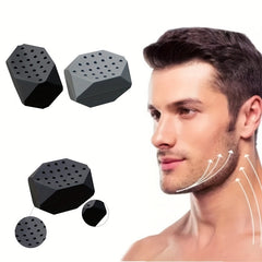 2pcs Silicone Jawline Trainer for Jaw and Neck Exercise