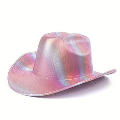 Men's Bronzing Breathable Cowboy Hat for Party