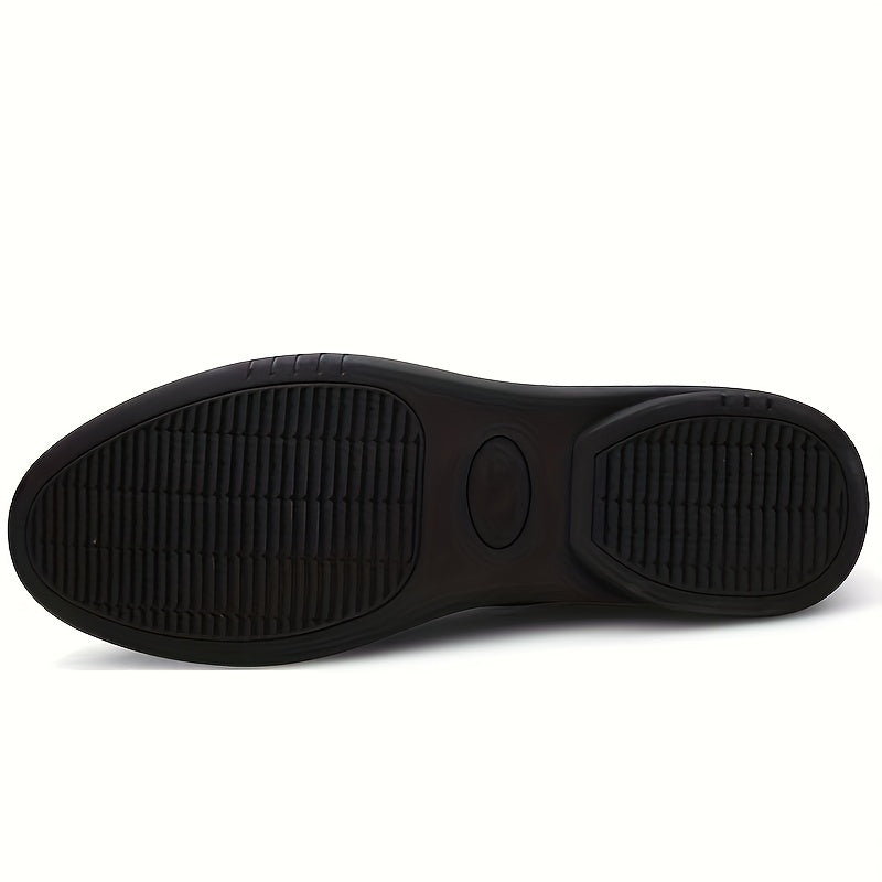CLOHOO Men's Leather Dress Shoes