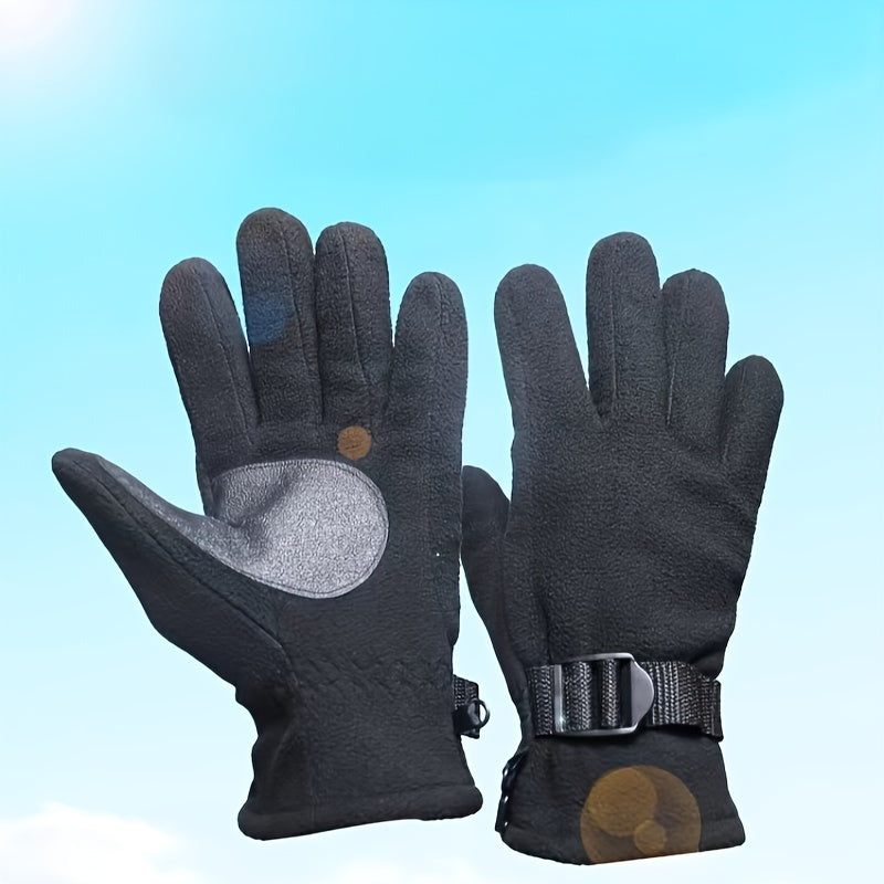 Winter Cycling Gloves Windproof Insulated Full Finger Sports Gloves