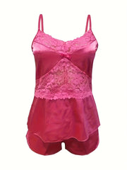 Lace Lingerie Set Cami Top & Shorts Sexy Women's Underwear