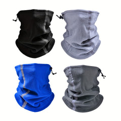 Winter Windproof Neck Gaiter Reflective Stripe Outdoor