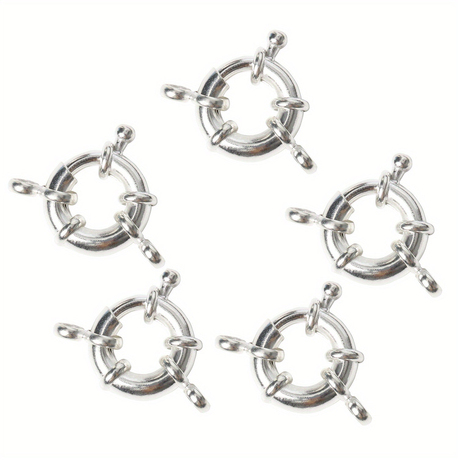 5pcs Metal Spring Buckle Clasps for Jewelry Making DIY Bracelet Necklace