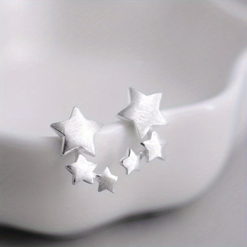 Girls Teen Star Stud Earrings Jewelry Gift Party Holiday