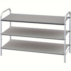 3 Tier Shoe Rack Storage Organizer Metal Tube Home Decor Gift Man Woman