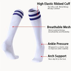 Men's Mid Calf Sport Socks Sweat Absorbing Breathable Socks