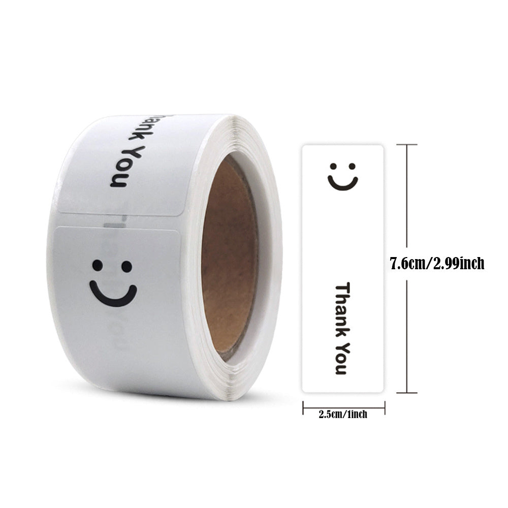120 Thank You Sticker Self Adhesive Label Sticker For DIY Craft Decoration