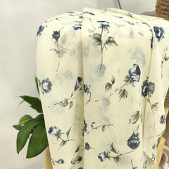1yd Chiffon Fabric DIY Clothing Pants Dress Fabric Cutting Size