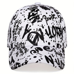 Men's YDN Graffiti Baseball Cap Adjustable Casual Hat