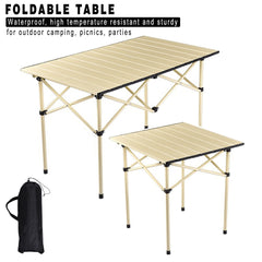 Portable Folding Camping Table for Outdoor BBQs & Picnics