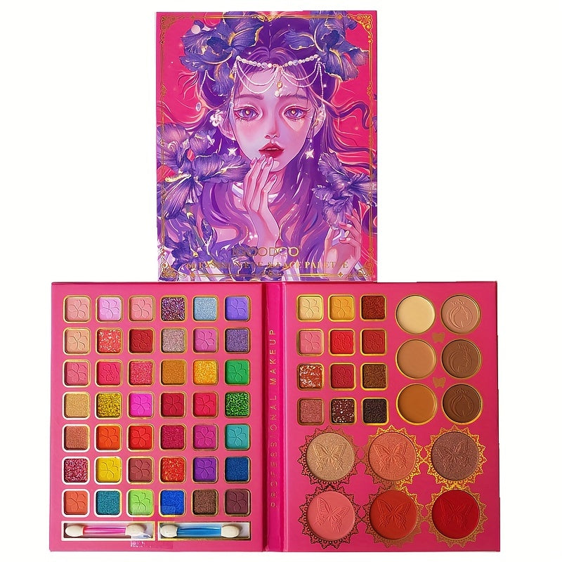 66 Colors Makeup Palette Eyeshadow Concealer Highlighter Blush Palette