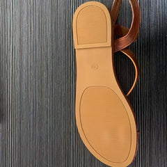 Women's Toe Loop Slide Sandals Ankle Strap Beach Shoes